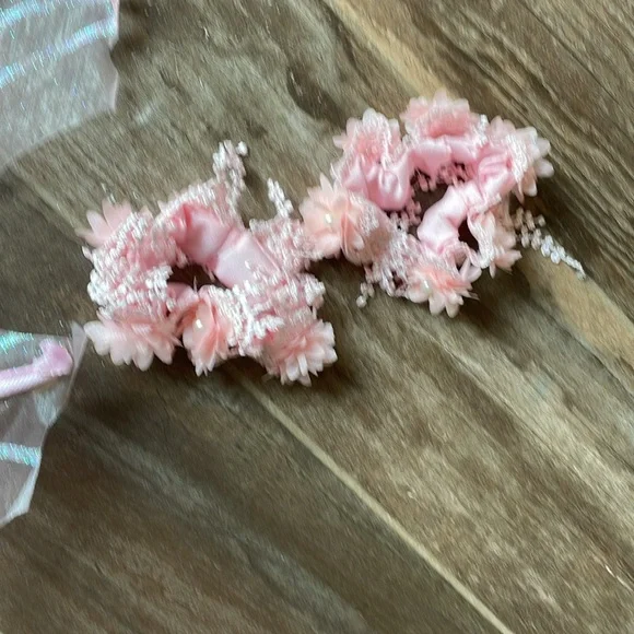 Pink Fairy Costume Set with Wings and Headband - Picture 9 of 9